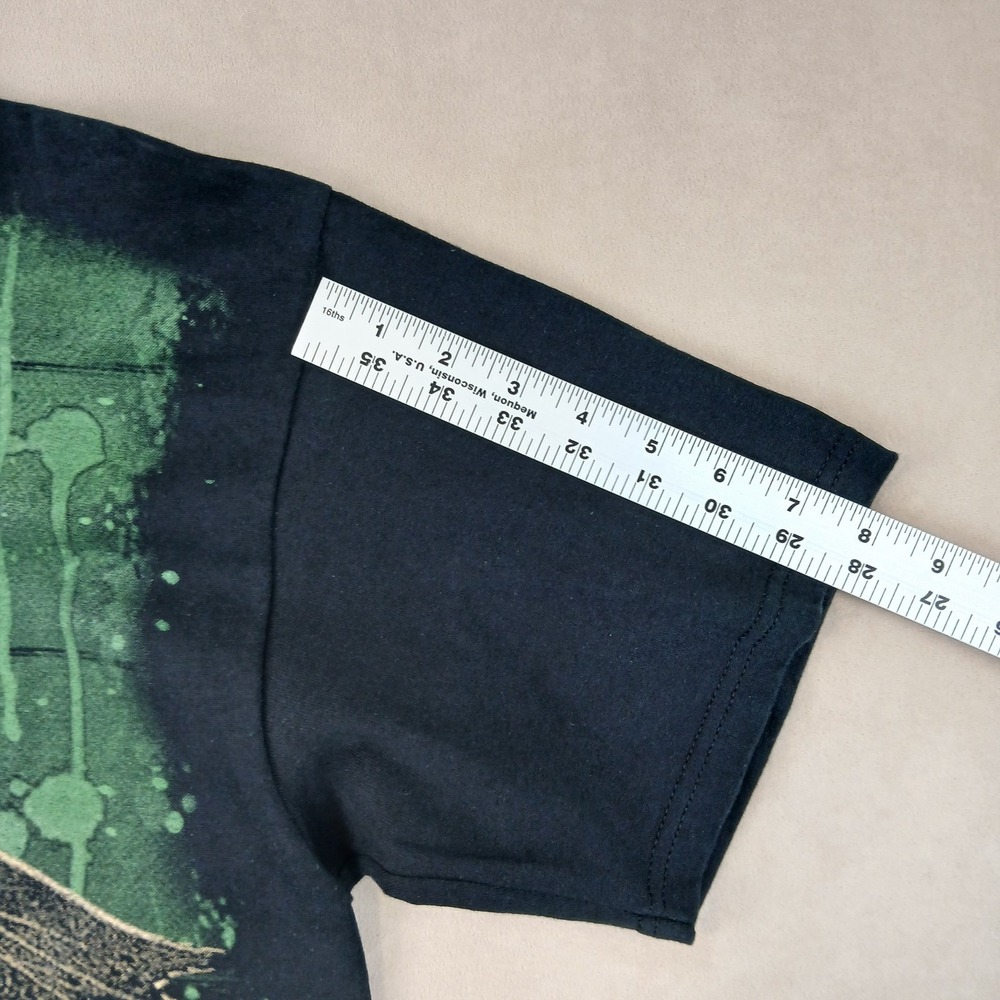 Rock & Death Motley Crue Large Mens T Shirt Embroidered Graphic 21x28 ** Small - Picture 10 of 11